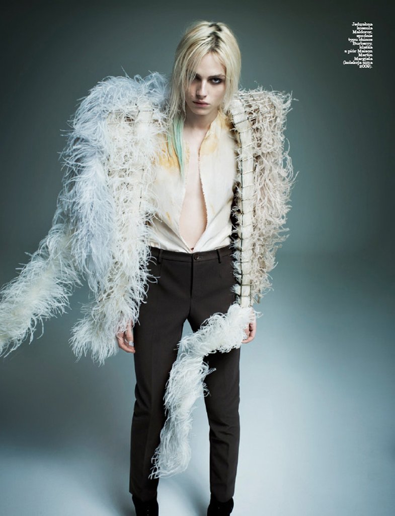 Andrej Pejic by Marcin Tyszka for Viva! Moda Spring 2011