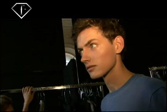 Backstage at Tim Hamilton SS2010 - Jakob