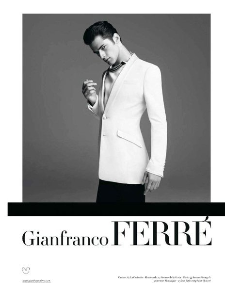 Sean O&apos;Pry for Gianfranco Ferré SS10