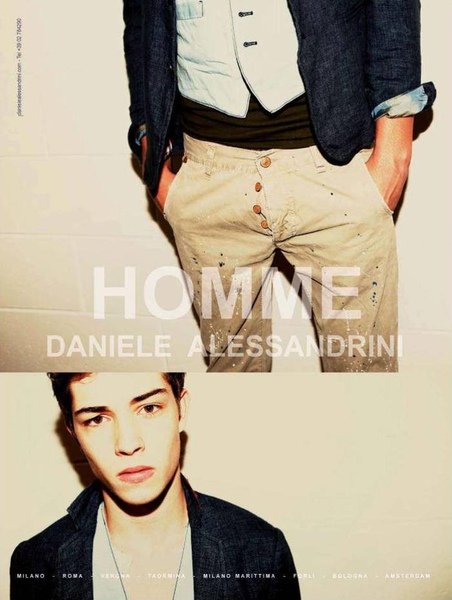 Francisco Lachowski for Daniele Alessandrini Homme Spring Summer 2010 campaign