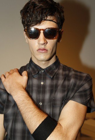 Backstage at Robert Geller RTW Men&apos;s Spring 2011