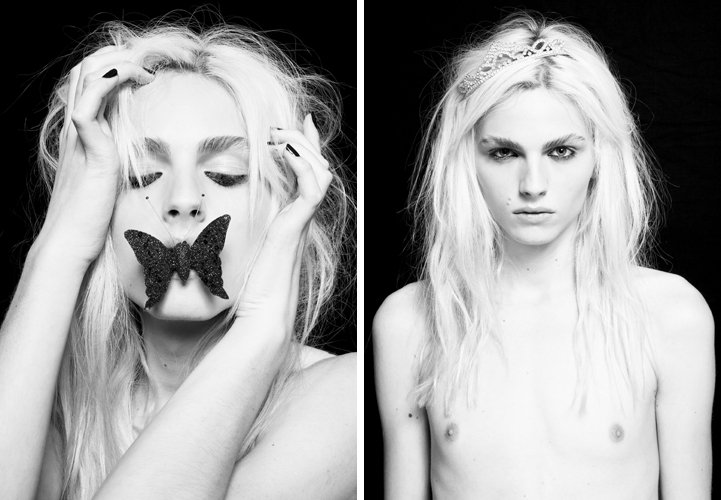 Andrej Pejic by Sabine Villiard for bmm Magazine