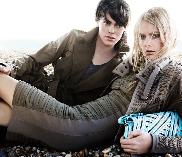 Jacob Young in Burberry SS11 Ad 