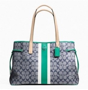 Coach 23049 navy bright jade