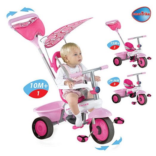 Smart Trike Tricycle- Fresh Pink