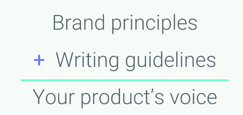 Product voice