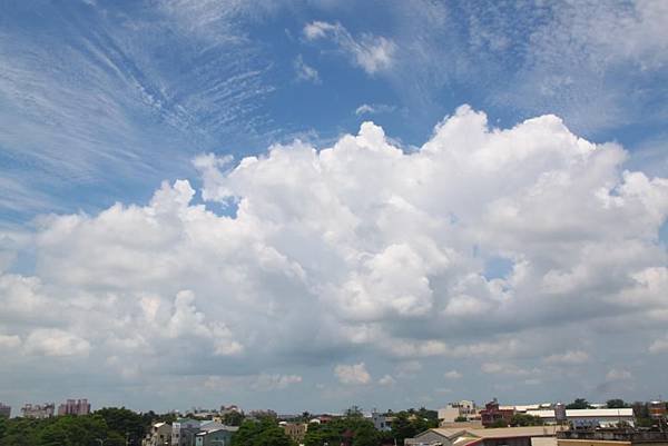 天空的白雲