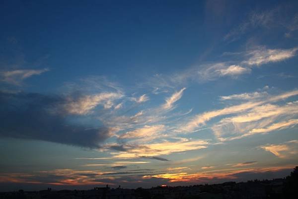 黃昏的天空
