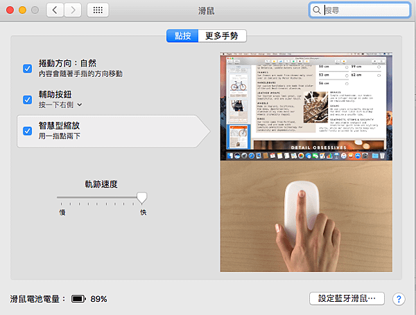 Magic Mouse 2 電量已有89%