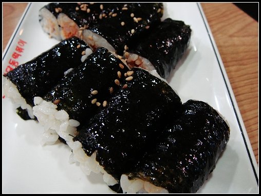壽司裡面也有泡菜