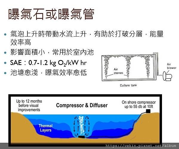 養殖設備 標準增氧效率 SAE  比較整理