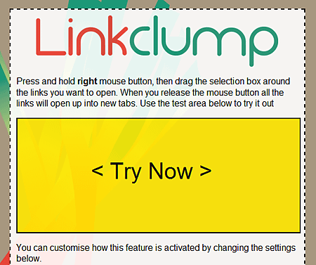 Linkclump 一次開啟網頁中的全部連結！