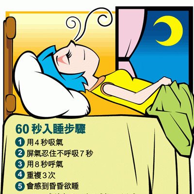 60秒入睡法抗失眠