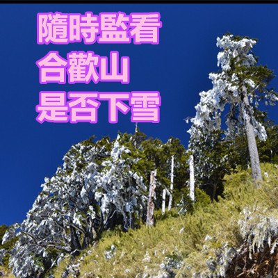 隨時監看合歡山是否下雪