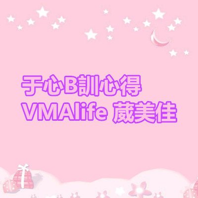 于心B訓心得 VMAlife 葳美佳