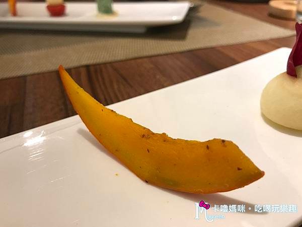 桃園市【艾維農歐風素食】10-2(主廚精選小點_桂花釀南瓜).JPG