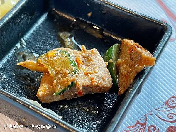 台中南屯“田寮農莊”19_紅燒小封肉(套餐)三樣小菜_豬肝_OK_1.jpg