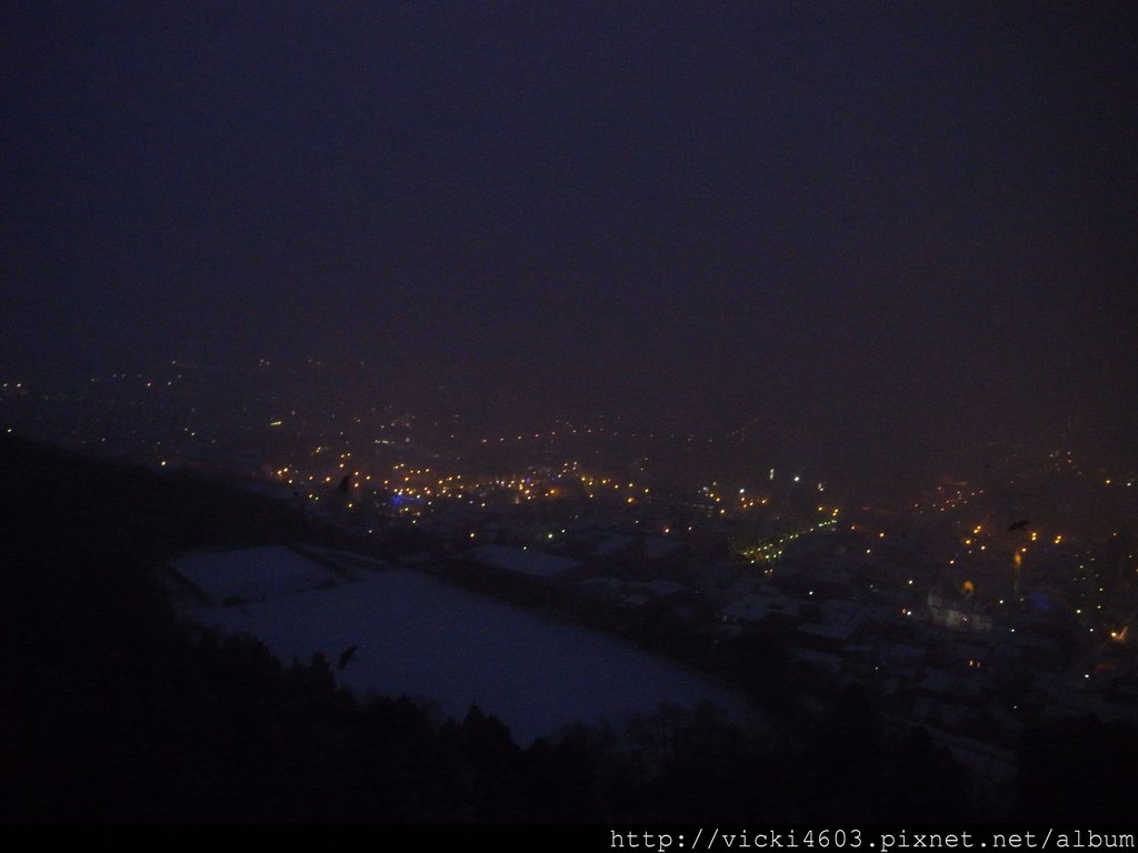 百萬夜景因為下雪請假