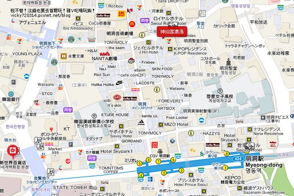 神仙雪濃湯地圖