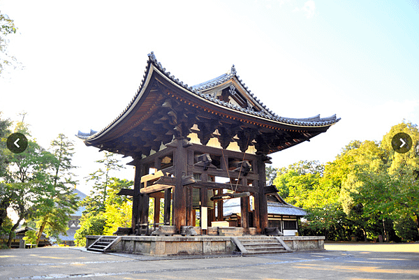 東大寺鐘樓則採用禪宗樣的建築風格。.png