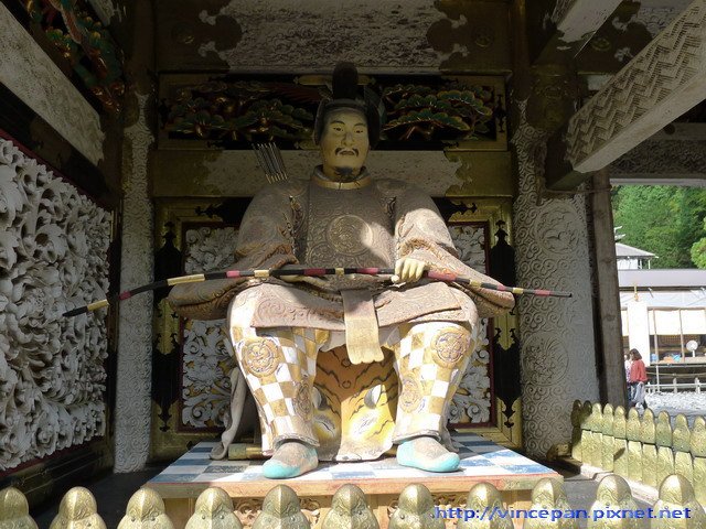 東照宮 陽明門 武將 左