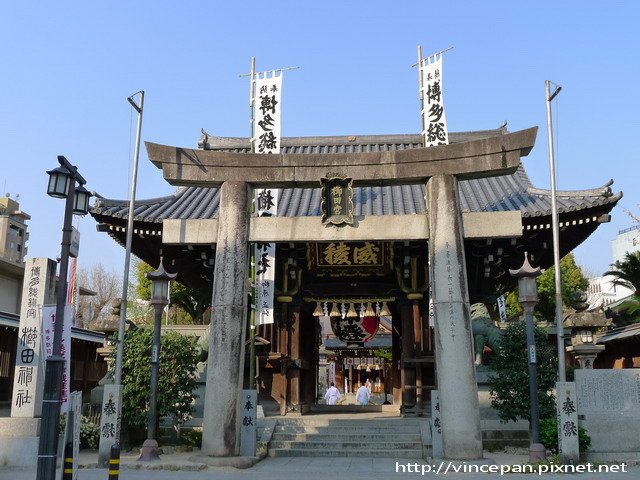 櫛田神社正門