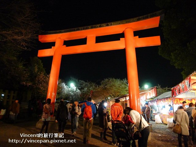 平野神社 側門鳥居