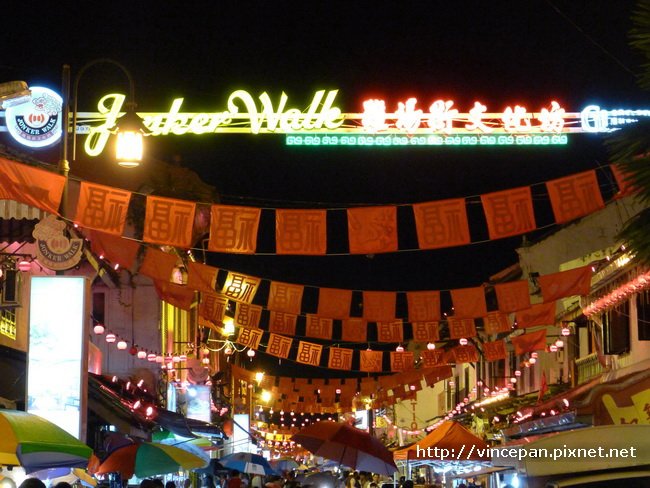 雞場街Jonker Street 夜