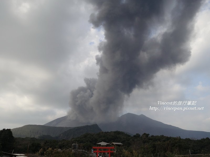 櫻島火山噴發1