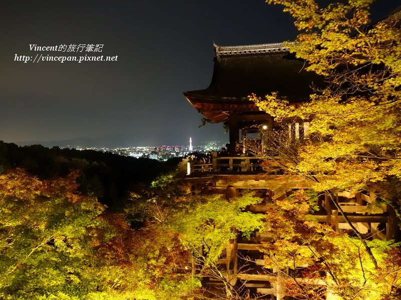 清水寺本堂 京都塔