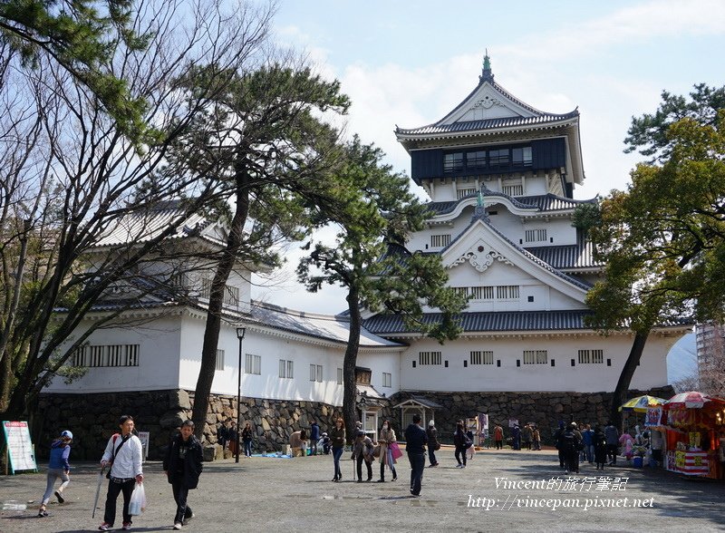 小倉城重建的天守 正面