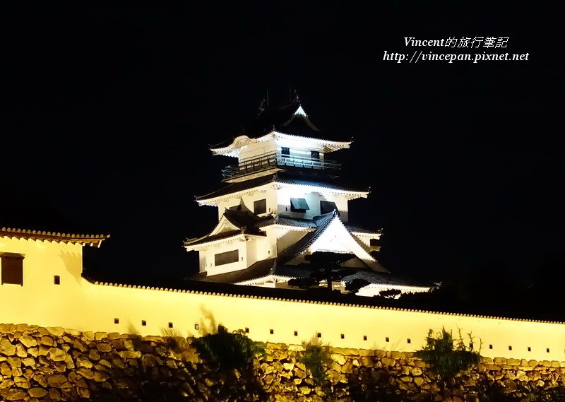 今治城 天守夜景 