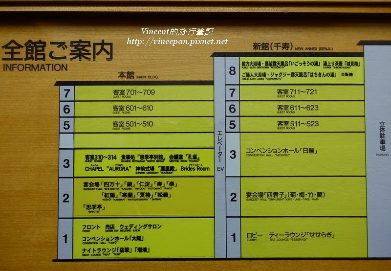 城西館全館案內