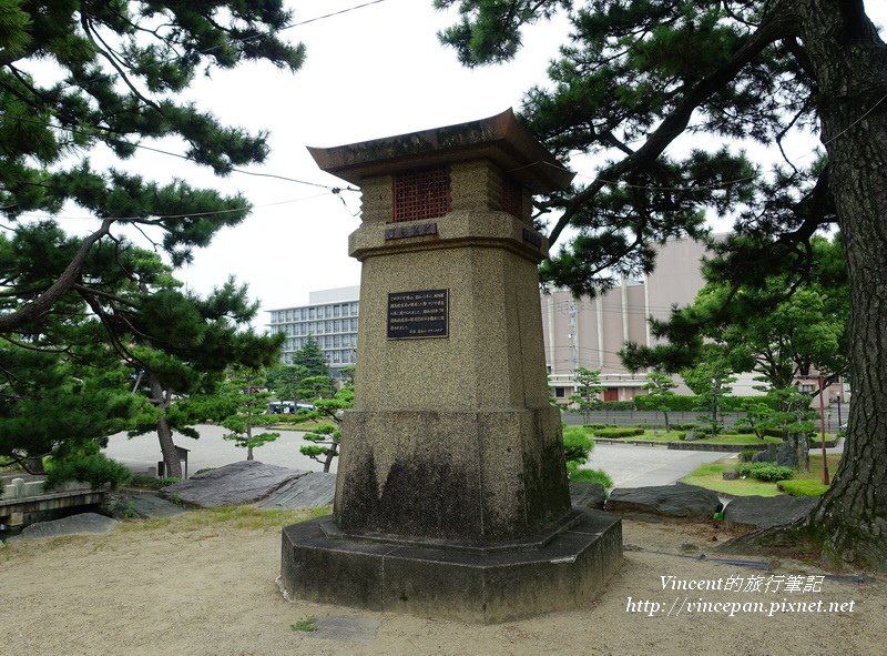 大鼓櫓跡 石燈籠