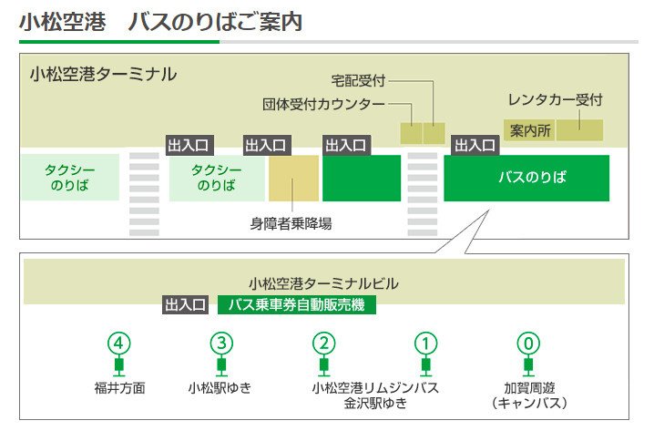 小松機場巴士案內