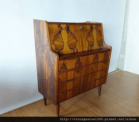 Danish rosewood bureau