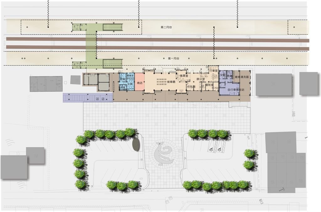 鳳林車站-平面圖