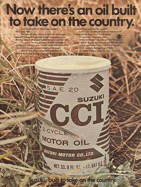 SUZUKI CCI MOTOR OIL