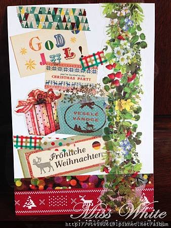 2015 Xmas手作-紙膠帶拼貼聖誕卡17