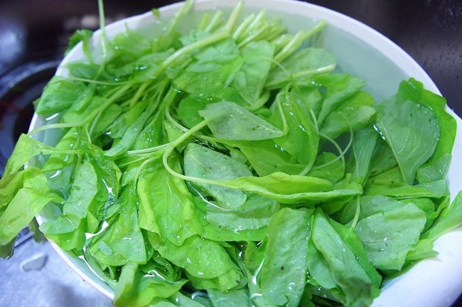 莧菜小魚粥
