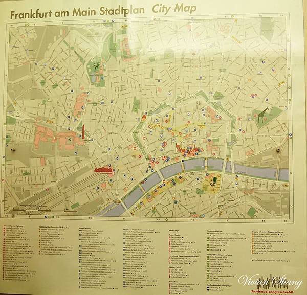 Frankfurt city map