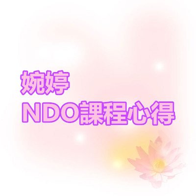 婉婷 NDO課程心得