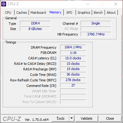 CPUID DDR4 Single.png