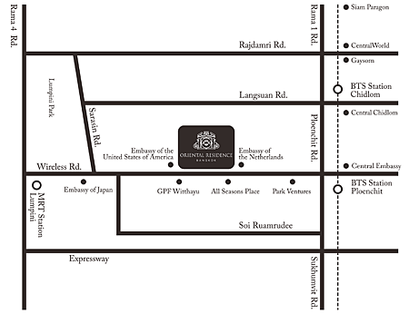oriental-residence-bangkok-map