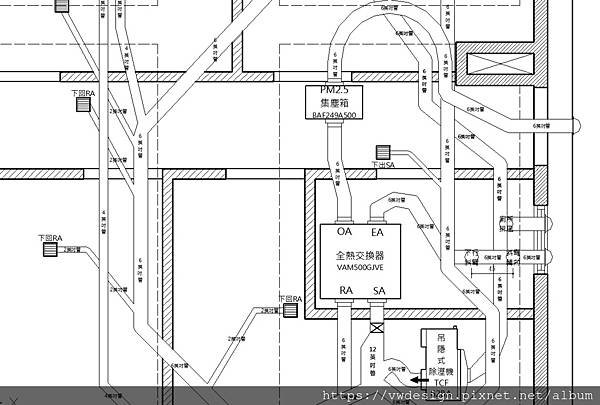 [全熱交換器安裝紀錄]:加裝PM2.5集塵箱、吊隱式除溼機-