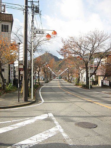 07年秋遊日本--鬼怒川溫泉的街道.jpg