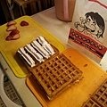 四方鬆餅_鮮奶油