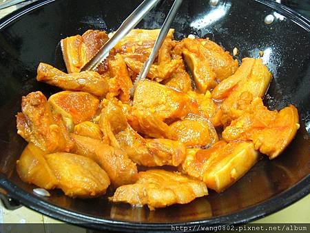 染色的豬肉.JPG