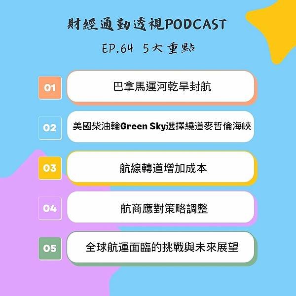 EP64 |《航運震撼：巴拿馬乾旱風暴》