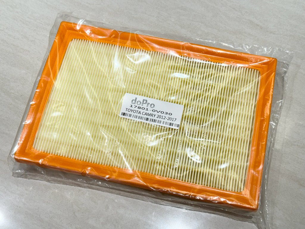 [教學] TOYOTA CAMRY冷氣濾網與引擎濾芯更換DI